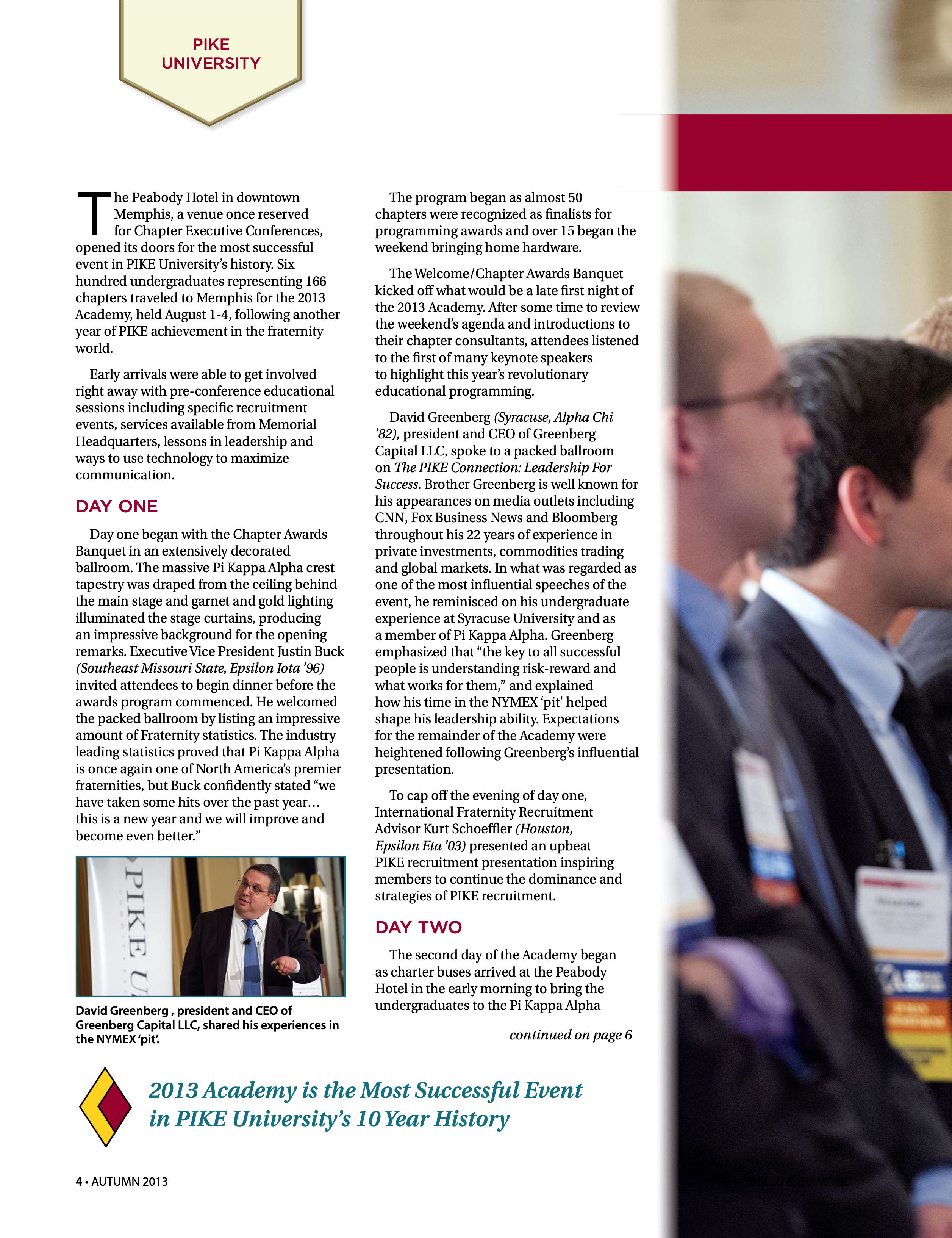 Pike University, Autumn 2013